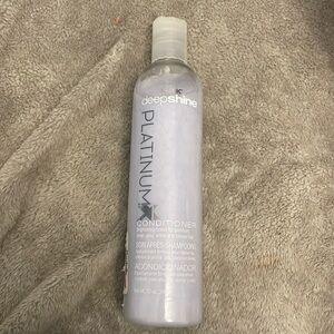 Rusk deepshine Platinum Purple Conditioner for Gray White Silver Blonde Hair NEW